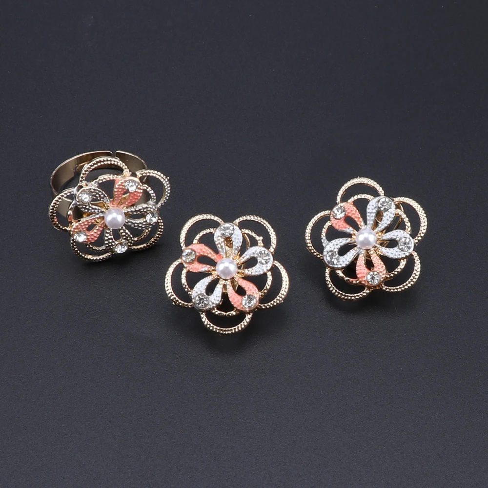 Комплект украшений кольцо серьги имитация жемчуга | Украшения и аксессуары