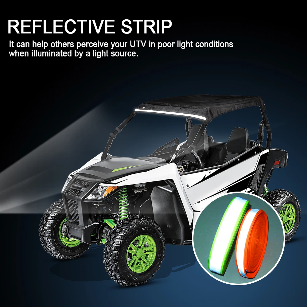 KEMIMOTO UTV мягкая крыша верхняя Защита от солнца дождевик для Arctic Cat Wildcat Trail Sport 700