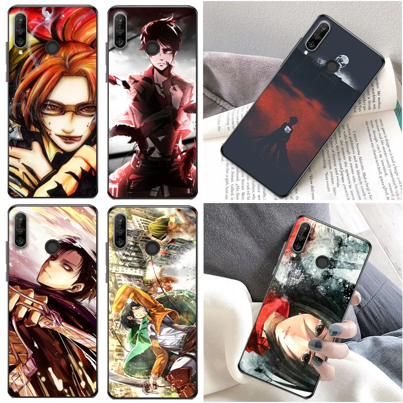 

Attack On Titan Mikasa Ackerman Eren Jager Armin Arlert Levi Phone Case For iPhone 11 Pro MAX Back Cover Coque Carcasa Funda
