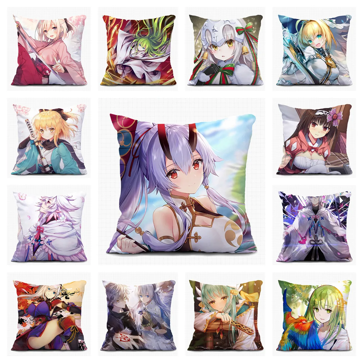 

Anime Fate Jeanne d'Arc Alter Pillow Case Custom Decorative Cushion Covers Sofa Pillowcase Houseware Room Home Textile XMAS Gift