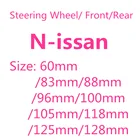 1 шт., хромированная наклейка на руль автомобиля ABS N-issan