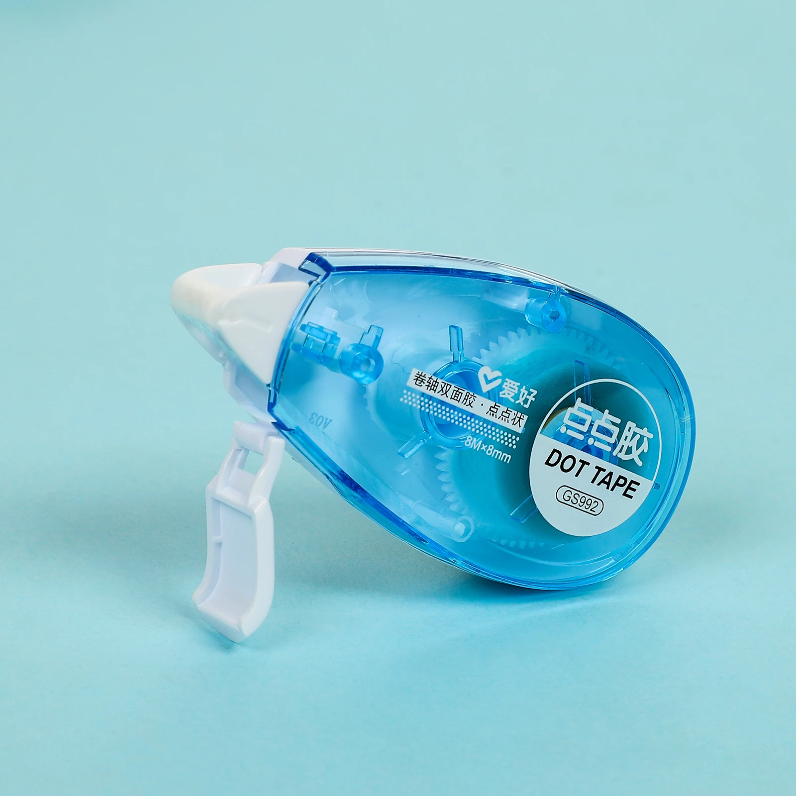 JIANWU 2 шт./набор прозрачный клеевой ролик в горошек прочная Клейкая Двусторонняя