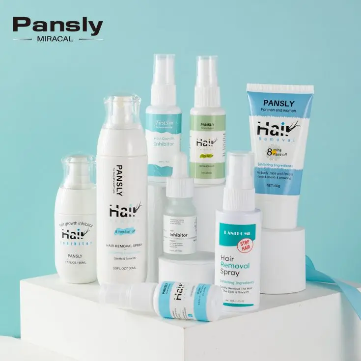 

Pansly Hair Remover Inhibitor Spray Facial Wax for Depilation Beard Bikini Intimate Face Leg Body Armpit Painless Removal Cream