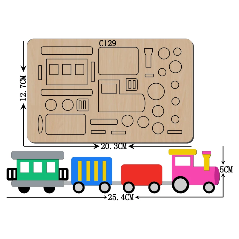 Новые деревянные штампы для скрапбукинга C 129 режущие совместимые с большинством