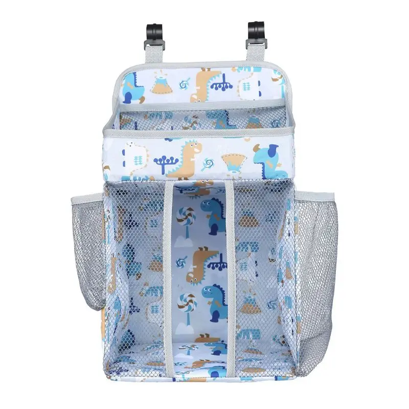 

Portable Crib Organizer Baby Bed Hanging Bags Infant Essential Diaper Storage U2JC