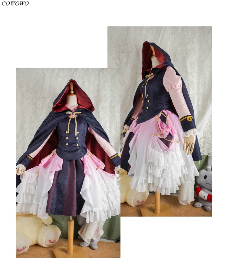 

[На заказ] Аниме! Платье алая и Лолита Touhou Project Remilia, элегантный костюм для косплея, наряд для Хэллоуина для женщин