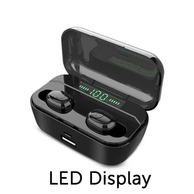 LED Display Беспроводные Bluetooth наушники IPX5 водонепроницаемые Bluetooth 5,0 сенсорные наушники-вкладыши с стереозвуком 3500 мАч гарнитура питания - Цвет: LED Display
