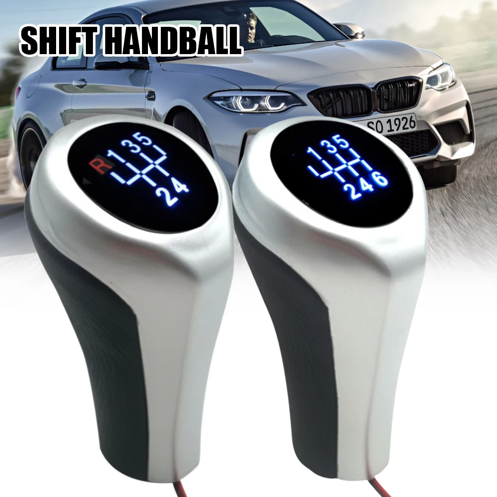 

5 6 Speed Car Gear Shift Knob with LED Backlit Manual Transmission Shift Stick Knob for BMW E46 E90 E91 E92 X1 X3 X5 Accessories