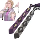Приключения Джоджо шейный галстук JoJo Косплэй костюм галстуки KILLER QUEEN небеса двери Кира Yoshikage галстуком-бабочкой подарок на вечеринку в честь Хэллоуина