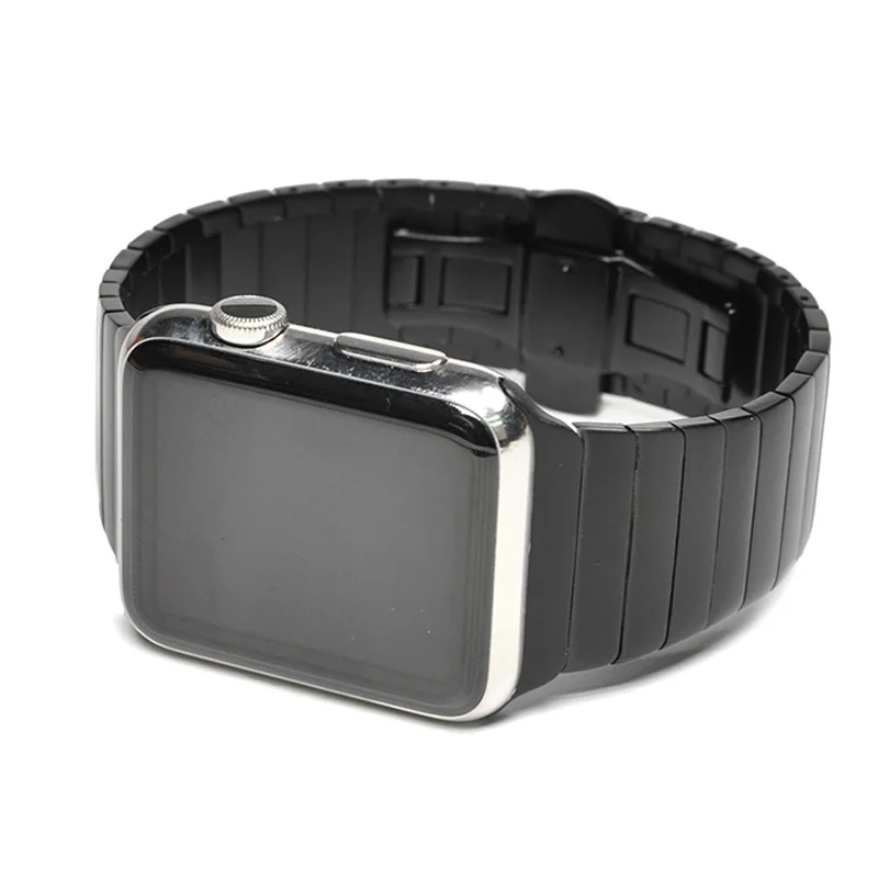 Ремешок из нержавеющей стали для apple Watch Band 4 44/40 мм браслет iwatch Bands 42/38 Series 3 2 1