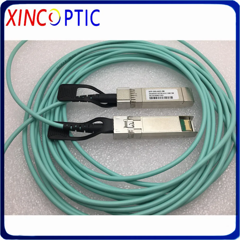 25GBASE SFP28 AOC кабель 30 м модуль OM3 активный оптический 25 Гбит/с поддержка