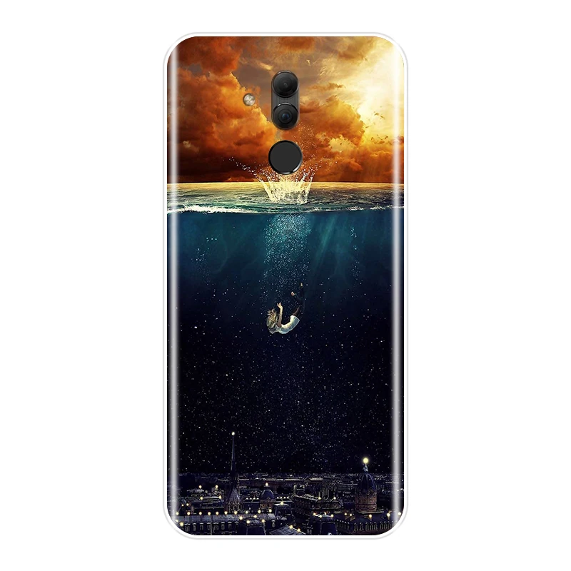 Милый эстетический чехол-накладка для Huawei Mate 7 8 9 10 20 30 Lite Мягкий силиконовый чехол