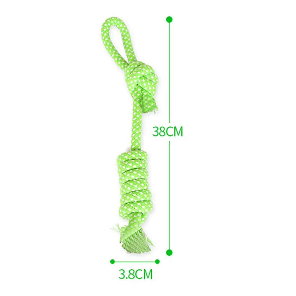 

Pet Toy Dog Chews Cotton Pet Toys Rope Knot Ball Grinding Teeth Odontoprisis Funny Dog Bite Rope Universal Pet Supplies