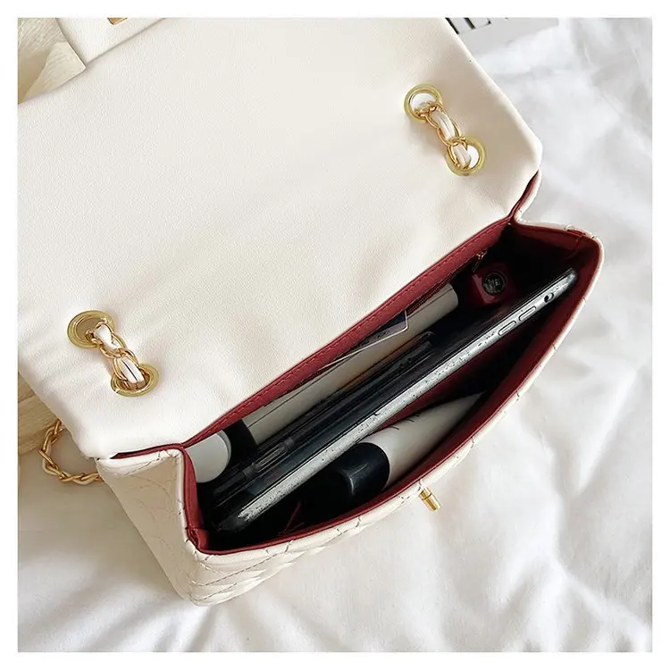 

2021 luxury brand famous women's bag classic plaque one-shoulder sloping bag leather women's handbag