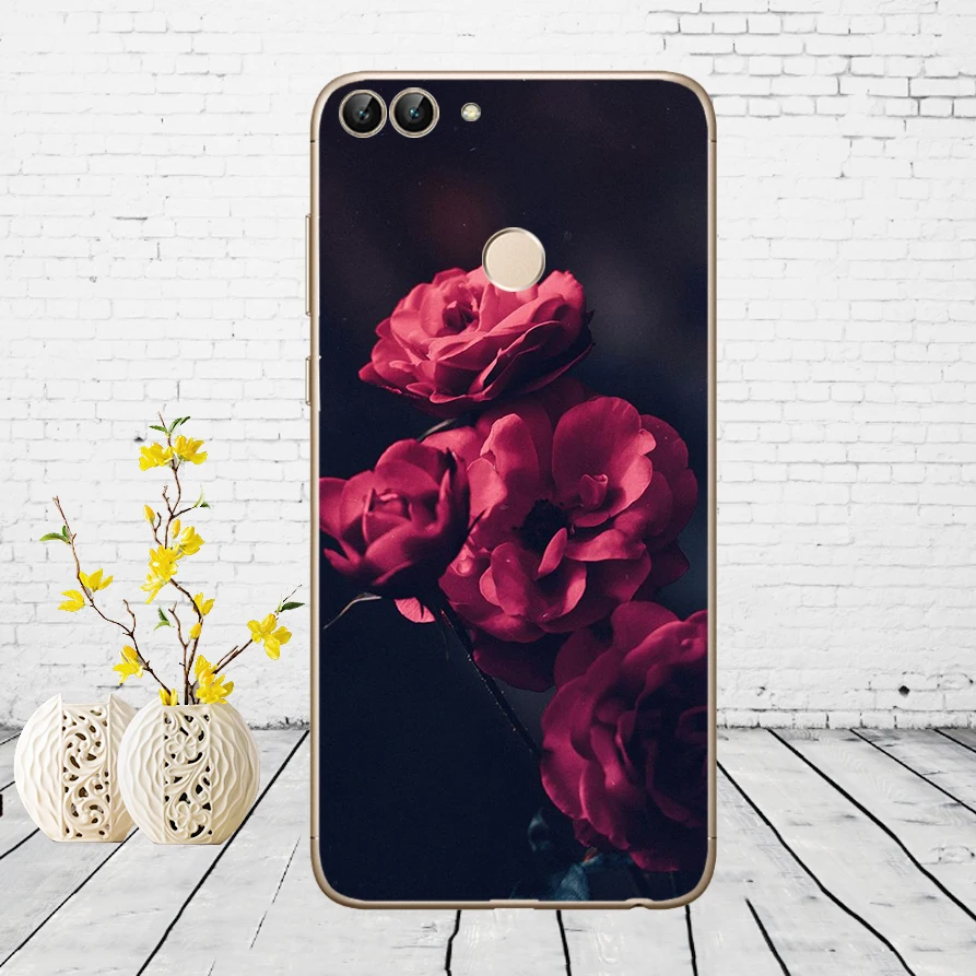 H44 Huawei P Smart Case TPU Мягкий силиконовый прозрачный чехол для телефона huawei P Smart Cover FIG-LX1 Enjoy 7S Чехол - Цвет: H44