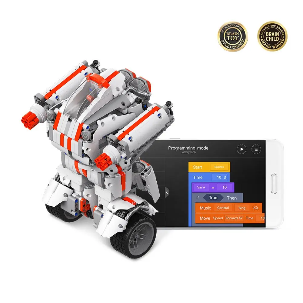 В наличии Xiaomi MITU Mi Robot Builder STEM игрушки для детей Беспроводное управление модульное