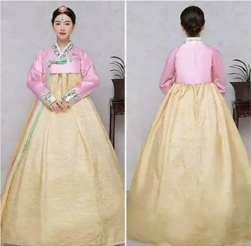 

Women Hanbok Dress Korean Traditional Dresses National Costumes Kimono Size S-XL Hanbok Modern