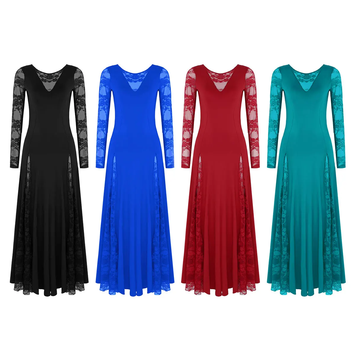 Женское кружевное платье-пачка Элегантное Длинное платье с цветочным кружевом