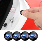 4 шт., ПВХ автомобильные наклейки с логотипом двери, звукоизоляционные фотообои для Subaru Impreza Forester Legacy WRX STI BRZ XV Crosstrek