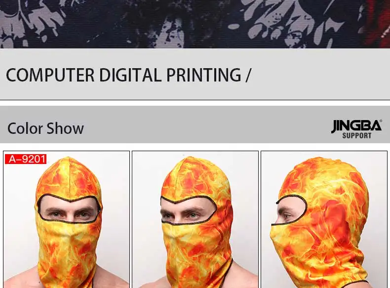 JINGBA поддержка маска для лица шарф Лыжная маска Балаклава с принтом черепа маски Велоспорт головной шарф шеи ветрозащитная Теплая бандана Зимняя Маска для мужчин