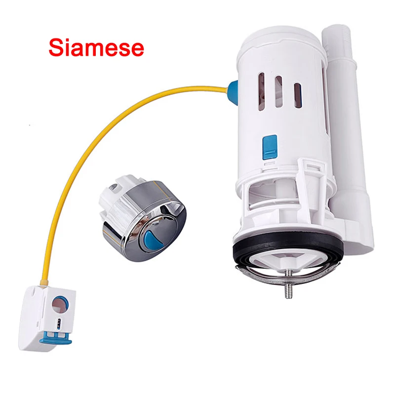 Резервуар для воды двойной сливной клапан кнопка слива часть бака универсальных