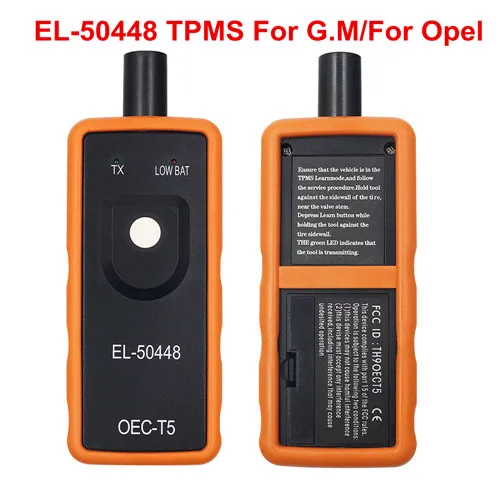EL50448 For Opel G.M Датчик давления в шинах TPMS EL-50448 для G.M для Opel EL-50449 для Ford EL50448 EL50449 TPMS инструмент сброса OBD2 сканер TPMS - Цвет: EL50448 For Opel G.M