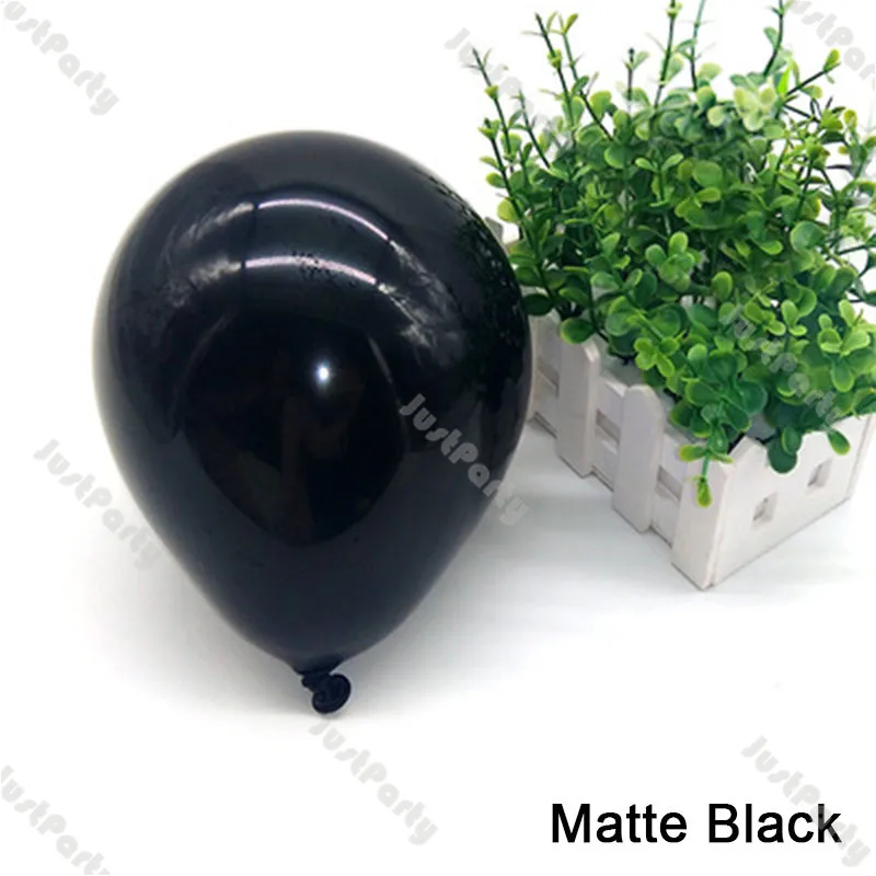 

126pcs Baby Shower Decoration Matte Black Chrome Gold Balloon Garland Arch Kit Wedding Supplies Anniversary Birthday Party Decor