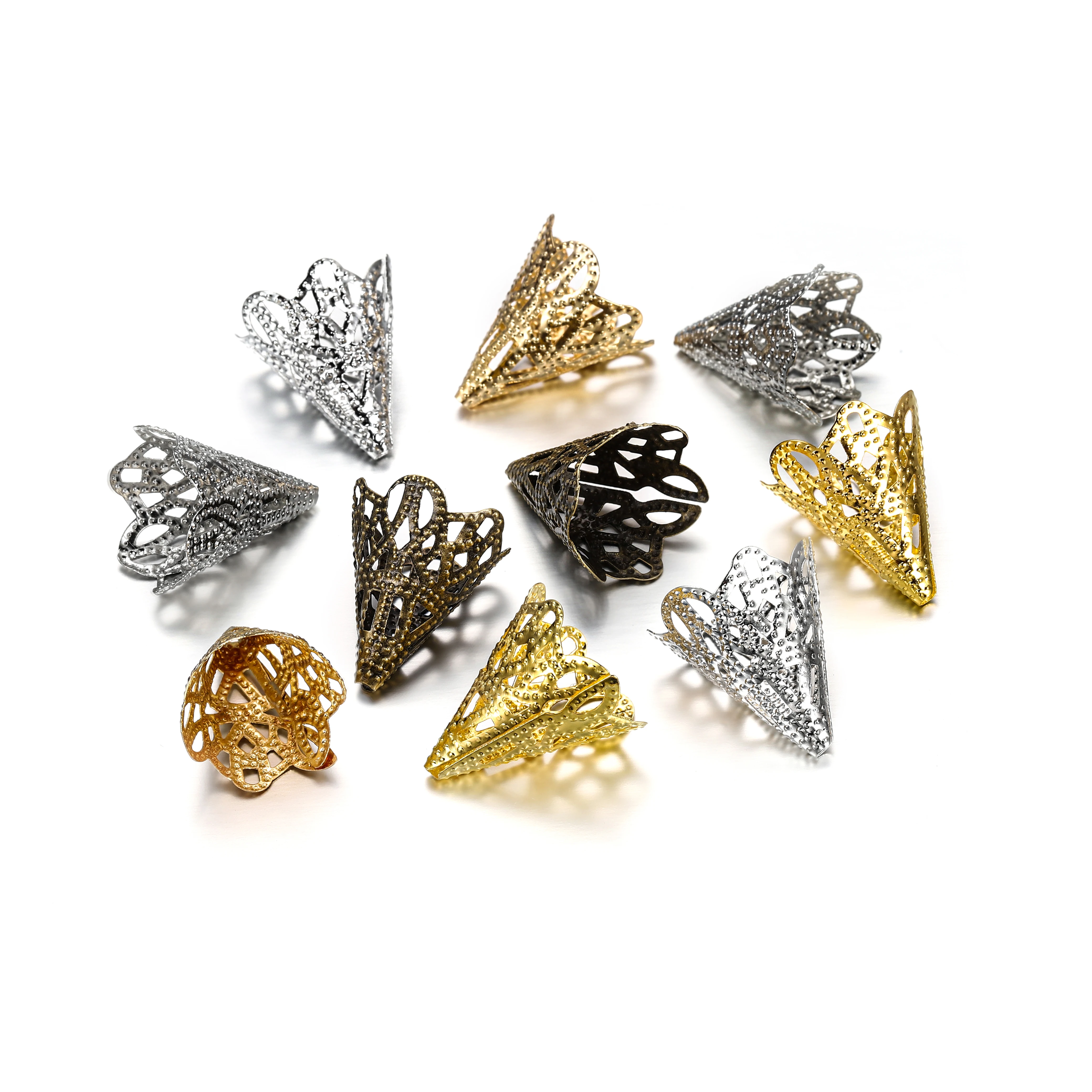 

30/Лот 20x17 мм старинные подвески в форме цветка, подвеска из сплава, ювелирные изделия, аксессуары для ожерелья, оптовая продажа