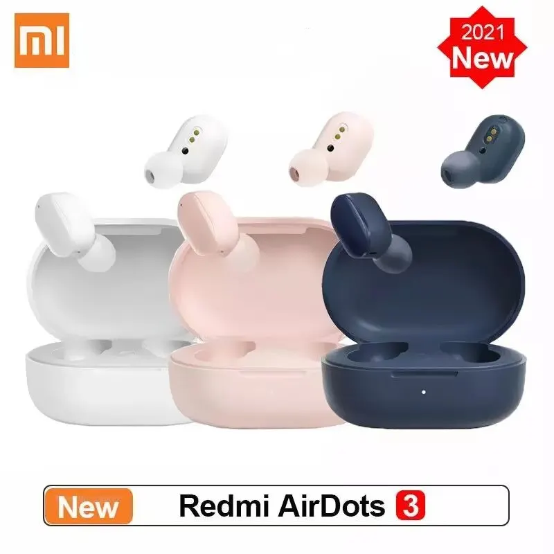 Беспроводные Bluetooth наушники Xiaomi Redmi AirDots 3 aptX вкладыши TWS с микрофоном и поддержкой