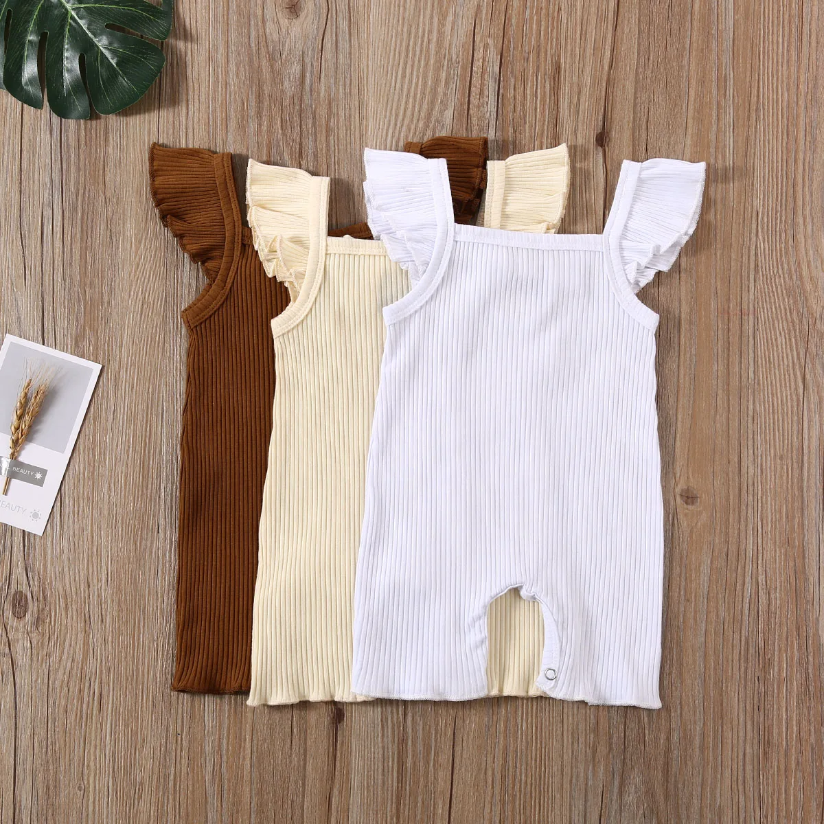 

Cute Infant Baby Girl Clothes Romper Playsuit Cotton Jumpsuit Newborn Outfit Baby Clothing 3-18 Months
