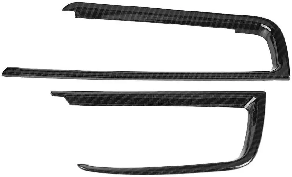 2 шт. стильная Боковая Крышка вентиляционного отверстия из углеродного волокна