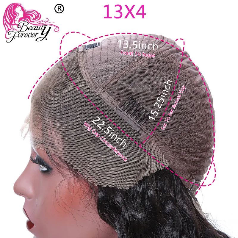 Beauty forever 13*4/6 прозрачный кружевной парик бразильские Прямые кружевные передние парики Remy человеческие волосы парики предварительно выщипанные с детскими волосами