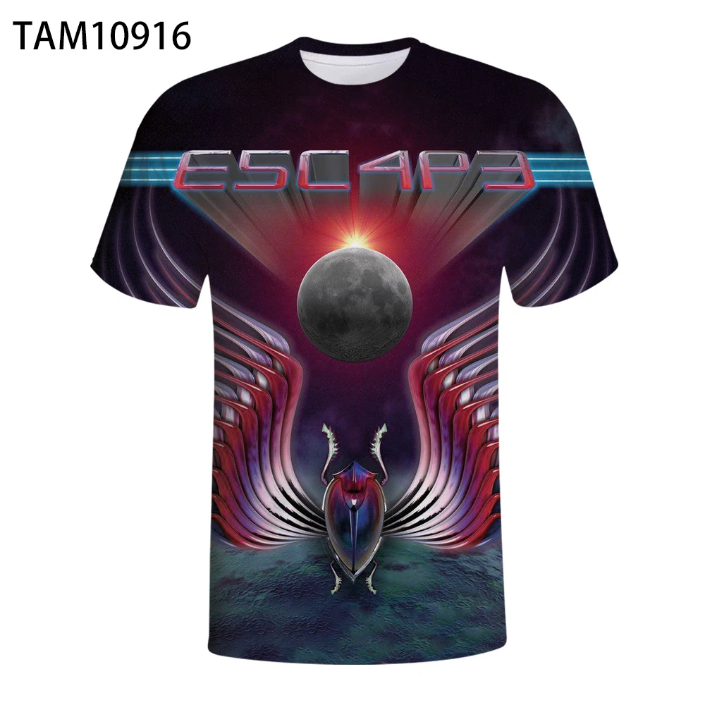 

Journey Band-Men's Women's 3D Printing T-shirt Fashion Young Boy T-shirt French Pop/Disco Band Short Sleeve Summer New Style
