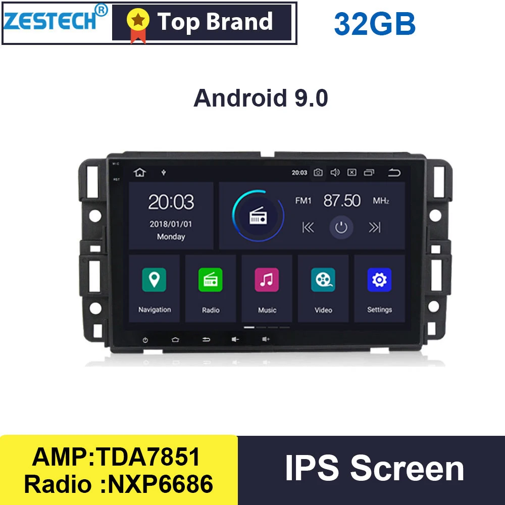 Автомагнитола на Android 9 0 с GPS DVD плеером для Chevrolet Lova Captiva Gentra Aveo Epica 2006 2011