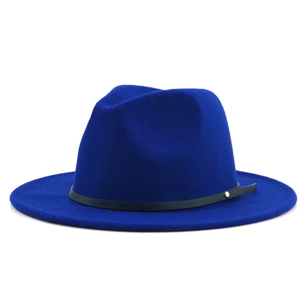 Шерстяная фетровая шляпа Hawkins фетровая Кепка с широкими полями дамская шляпа Trilby Chapeu Feminino шляпа для женщин и мужчин джазовая церковная Крестный отец шляпы сомбреро