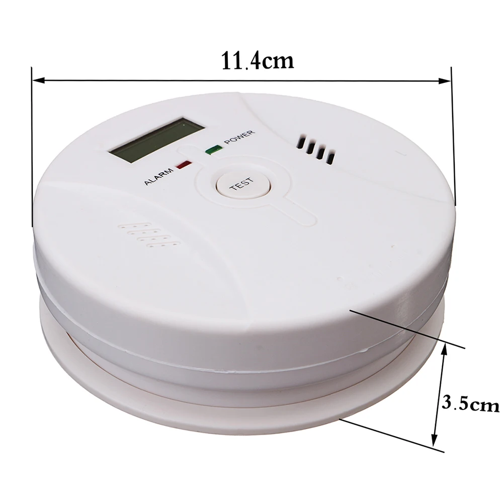 Высокочувствительный детектор угарного газа и Дымовая пожарная сигнализация с