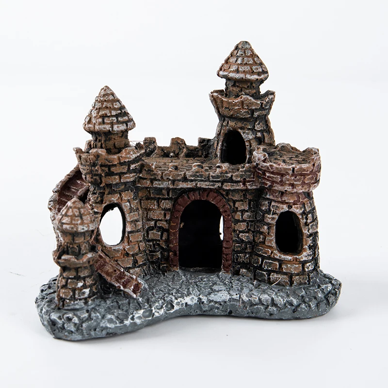 

Aquarium Resin Castle Fish Tank Decorations Fish Tank Accessories Decoration