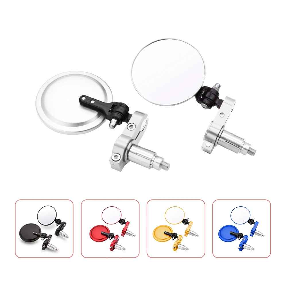 Мотоциклетное зеркало боковые зеркала заднего вида с ручкой 22/24 мм пять цветов