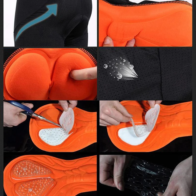 

Mountain Bike Pants Men Breathable Quick-Dry 3D Gel Mat Shock Proof Riding Padded Underwear Outdoor Leisure Sport Cycling Shorts