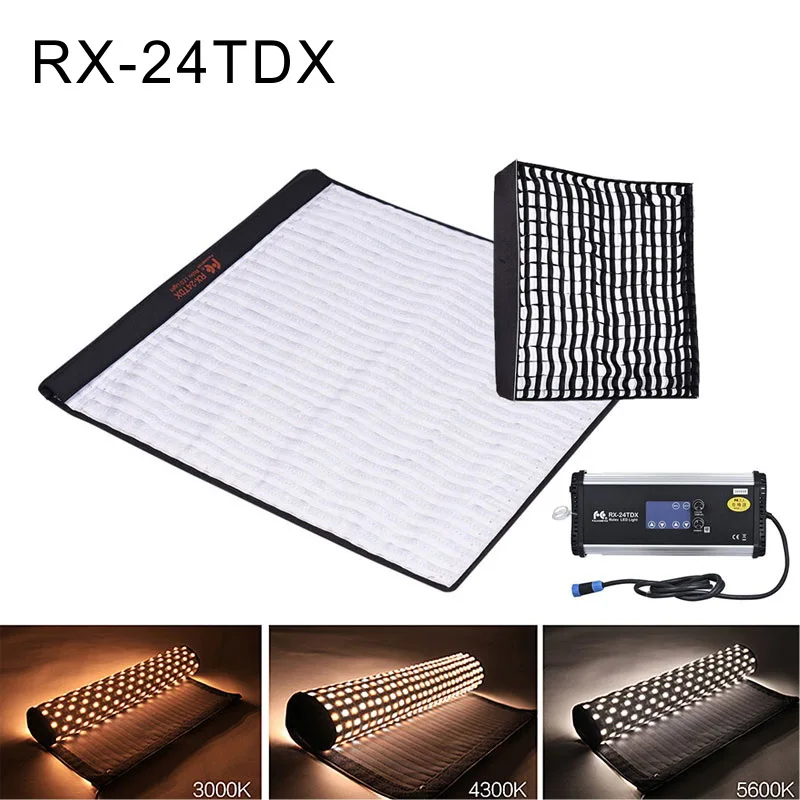 Falcon Eyes RX 24TDX 150W LED Studio Video осветительная панель заполняющий свет гибкая квадратная