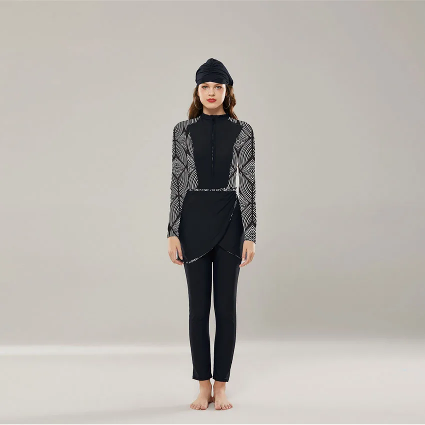 Женский купальник мусульманская одежда для плавания пляжный исламский