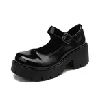 Туфли женские на платформе и высоком каблуке, винтажные мягкие водонепроницаемые Костюмные туфли для косплея в японском стиле, в Стиле Лолита, для студентов колледжа