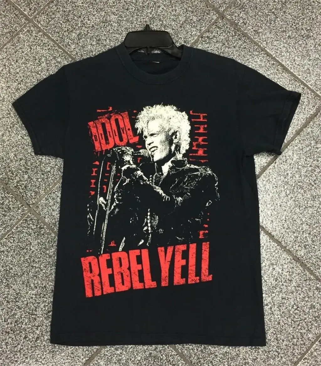 Billy Idol Rebel Yell Tour T Tee Shirt Vintage 80S Tshirt T-Shirt Concert Vtg billy joel billy joel t shirt through 5x