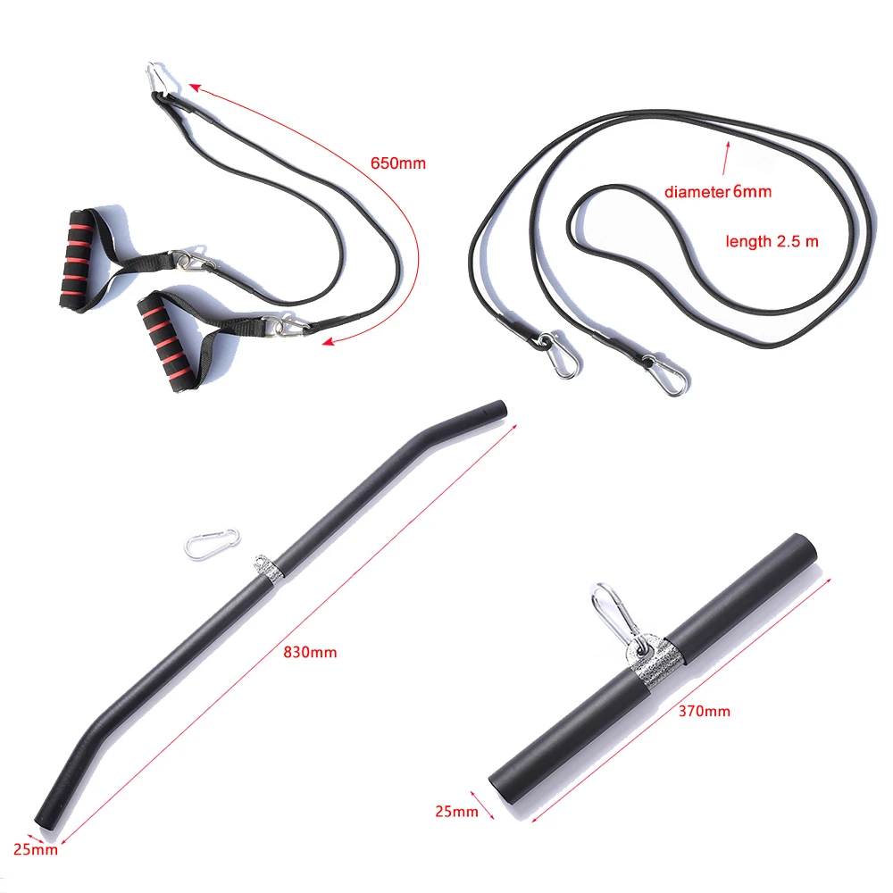 

Fitness Cable Machine Attachments Arm Biceps Triceps Blaster Handle Gym Fitness Equipment Weight Lifting Workout Bar Pull Rope