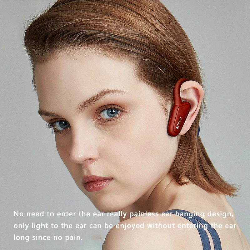 2 шт. Bluetooth-гарнитура LOCA Z2 с костной проводимостью водонепроницаемая Ipx4 для бега