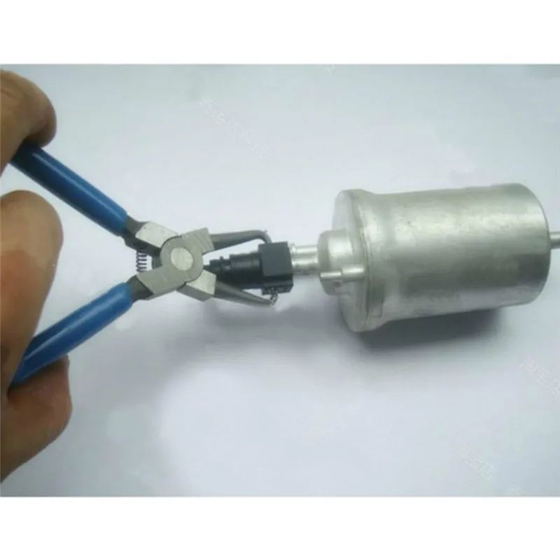 1pc iron+rubber Joint Clamping Pliers Fuel Filters Hose Removal Caliper Auto Tools Fits For Car Pipe Vehicle Buckle Repair Tool - купить по