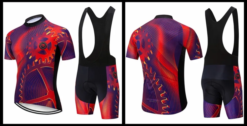 Weimostar Blue gear велосипедная одежда для мужчин Sumemr MTB велосипедная одежда короткий рукав Велоспорт Джерси Набор быстросохнущая велосипедная одежда