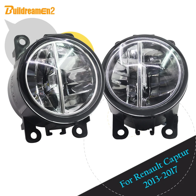 Buildreamen2 2 шт. Автомобильные светодиодные противотуманные фары DRL дневные ходовые