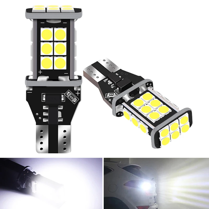 2x светодиодный обратный светильник с can bus T15 W16W Canbus для Audi A6 C5 C6 C7 A3 8P 8V A4 A8 Q3 Q5 Q7 TT R8 B5