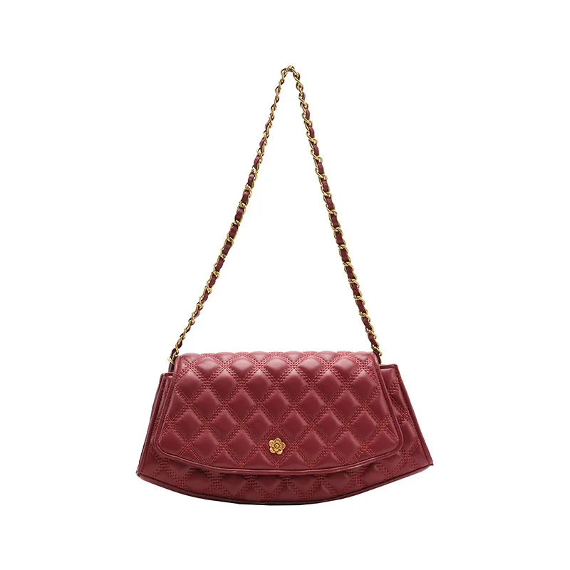 

Women's Bag 2021 New Trendy Rhombus Broadband Bag Women's Fashion All-match Messenger Bag Shoulder Bag